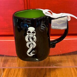 NWT Harry Potter HE WHO MUST NOT BE NAMED Dark Mark Rae Dunn mug double sided